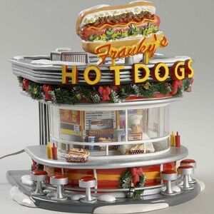 ❌SOLD❌ Department 56 Snow Village: Franky’s Hot Dogs